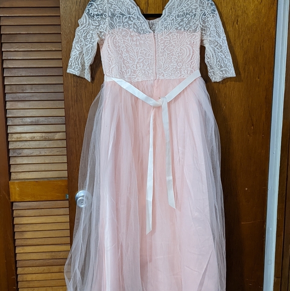 Girl's Flower Girl Dress - Picture 2 of 3